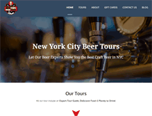 Tablet Screenshot of newyorkbeertours.com